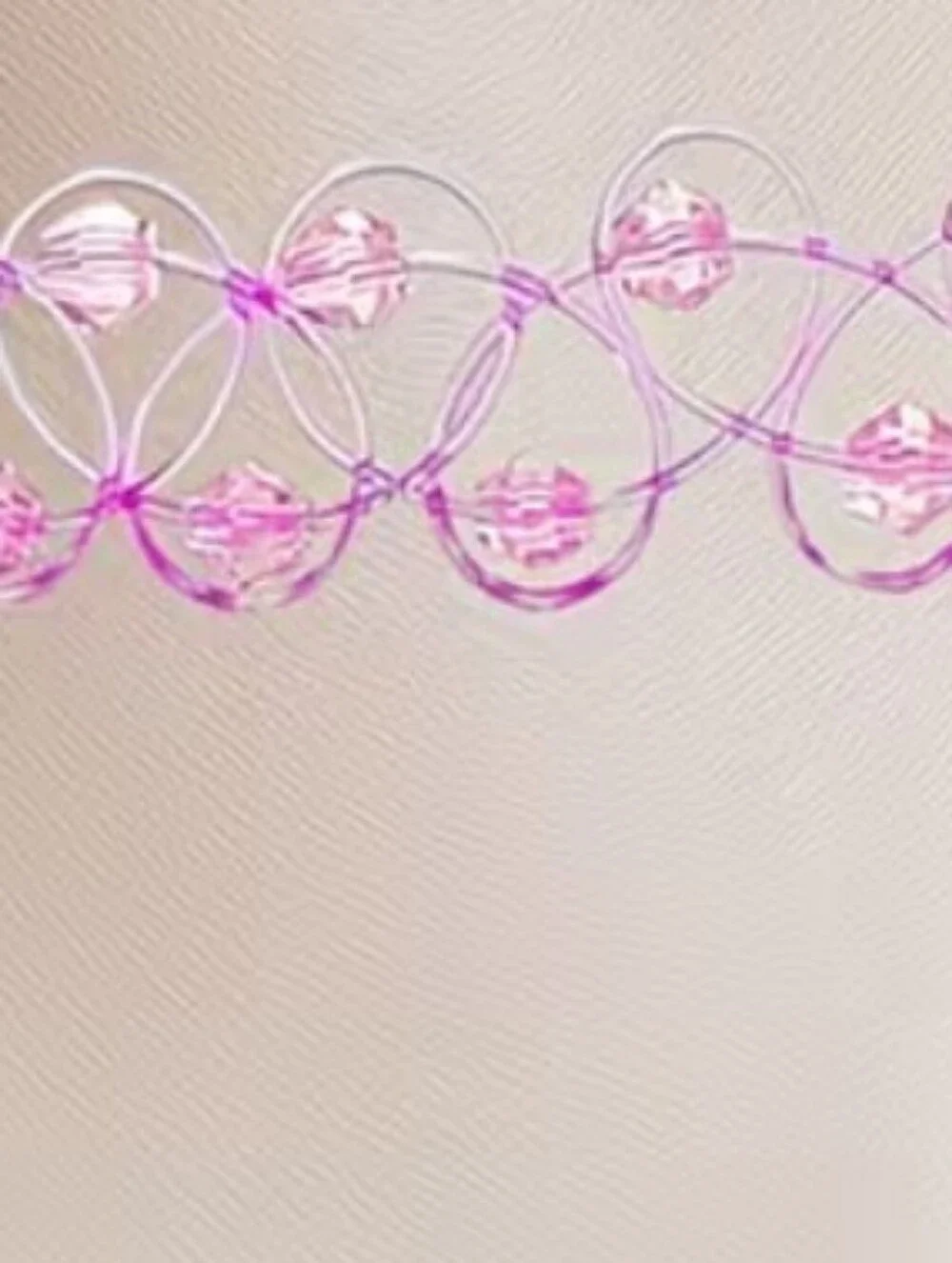 Purple Choker Necklace